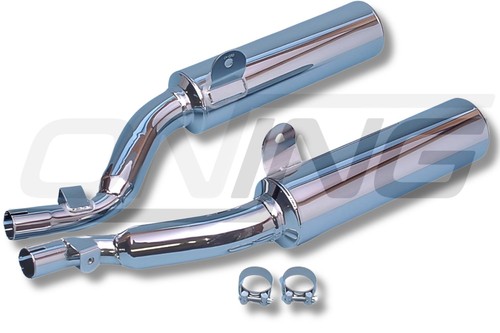 Marving auspuff paar verchromt - auspuff,